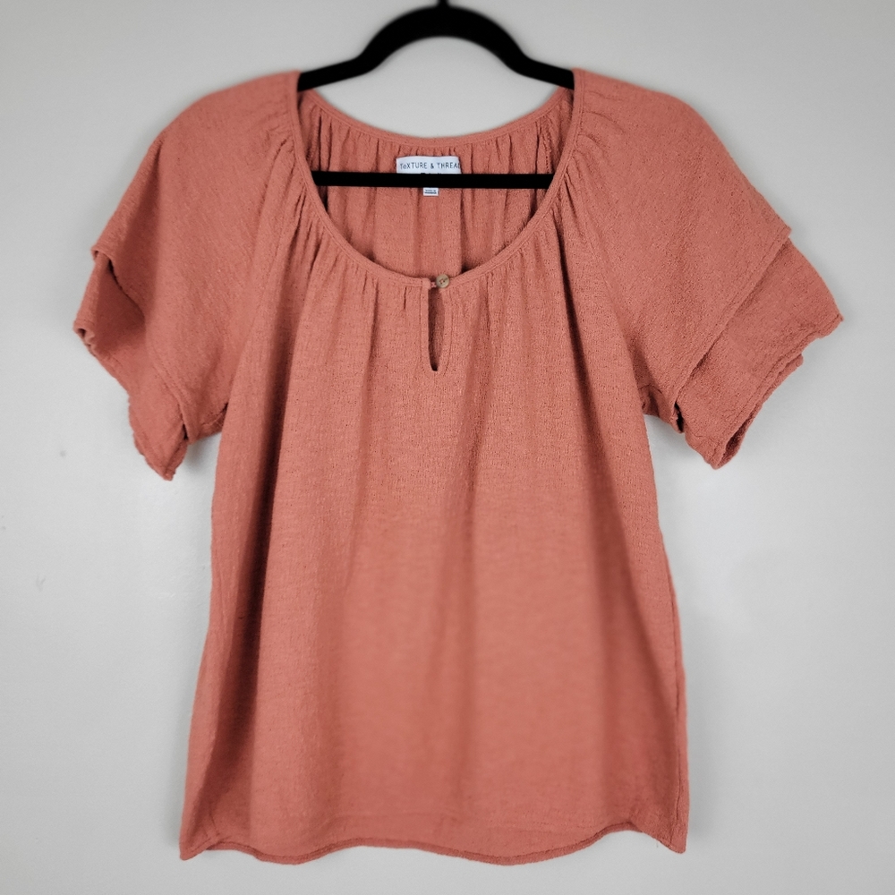 Madewell Tiered-Sleeve Top